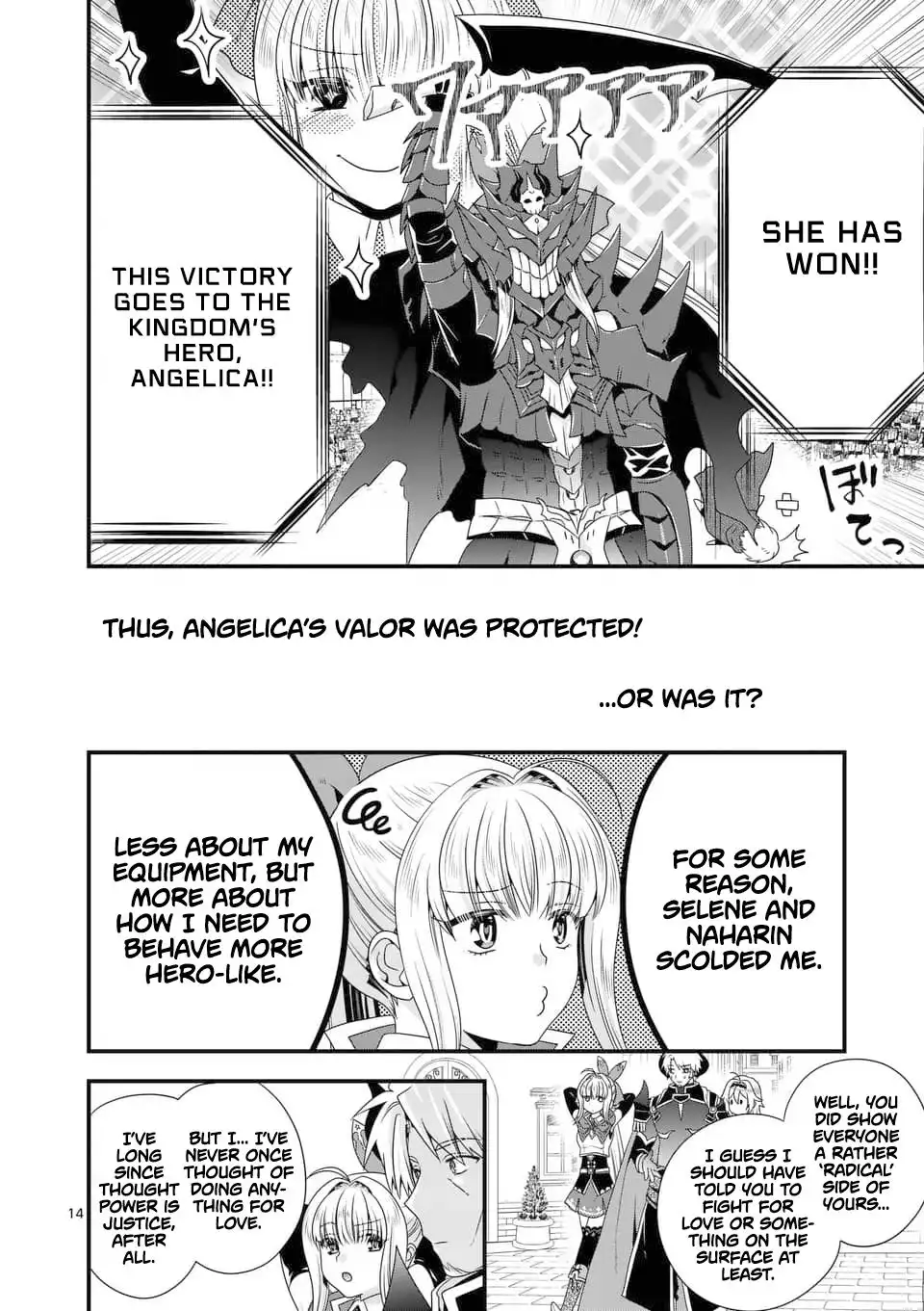 Maou Desu. Onna Yuusha no Hahaoya to Saikon Shita no de, Onna Yuusha ga Giri no Musume ni Narimashita. Chapter 28 15